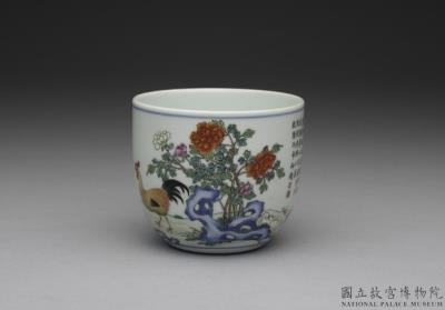 图片[3]-Chicken cup in fencai painted enamels, Qing dynasty, Qianlong reign (1736-1795)-China Archive